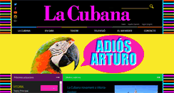 Desktop Screenshot of lacubana.es